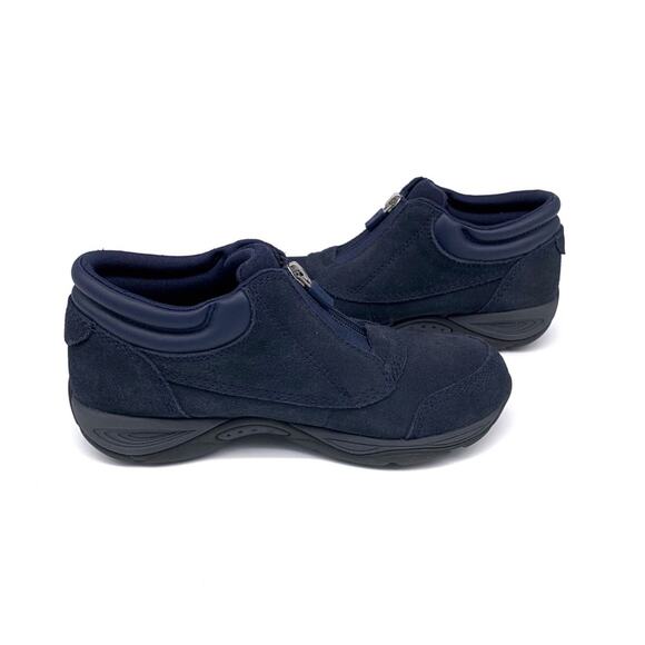 AETREX Suede Ankle Boot Navy 6 - Picture 5 of 9